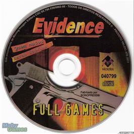 Artwork on the Disc for Evidence - The Last Report on the Microsoft DOS.