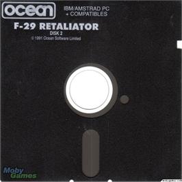 Artwork on the Disc for F29 Retaliator on the Microsoft DOS.