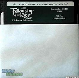 Artwork on the Disc for Fellowship Of The Ring, The on the Microsoft DOS.