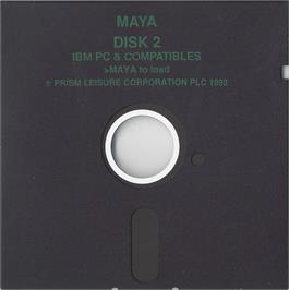 Artwork on the Disc for Fetiche Maya, Le on the Microsoft DOS.
