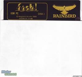 Artwork on the Disc for Fish! on the Microsoft DOS.