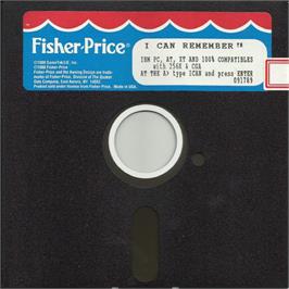 Artwork on the Disc for Fisher-price - I Can Remember on the Microsoft DOS.