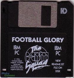 Artwork on the Disc for Football Glory on the Microsoft DOS.