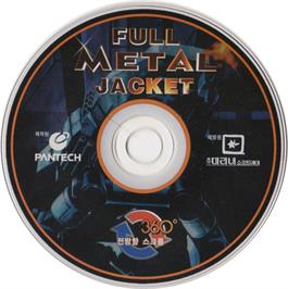 Artwork on the Disc for Full Metal Jacket on the Microsoft DOS.