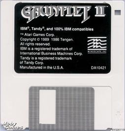 Artwork on the Disc for Gauntlet 2 on the Microsoft DOS.