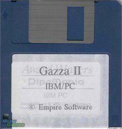Artwork on the Disc for Gazza 2 on the Microsoft DOS.