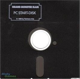 Artwork on the Disc for Grand Monster Slam on the Microsoft DOS.