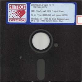 Artwork on the Disc for Gremlins 2 - The New Batch (1990) on the Microsoft DOS.