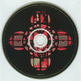 Artwork on the Disc for Hexen 2 - Hammer of Thyrion on the Microsoft DOS.
