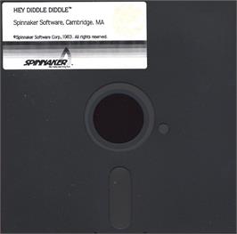 Artwork on the Disc for Hey Diddle Diddle on the Microsoft DOS.