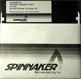 Artwork on the Disc for In Search Of The Most Amazing Thing on the Microsoft DOS.