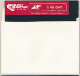 Artwork on the Disc for In the Chips on the Microsoft DOS.