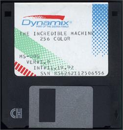 Artwork on the Disc for Incredible Machine, The on the Microsoft DOS.
