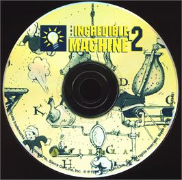 Artwork on the Disc for Incredible Machine 2, The on the Microsoft DOS.