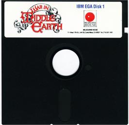 Artwork on the Disc for J.R.R. Tolkien's War in Middle Earth on the Microsoft DOS.