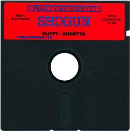Artwork on the Disc for James Clavell's Shogun on the Microsoft DOS.