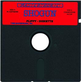 Artwork on the Disc for James Clavell's Shogun (Infocom) on the Microsoft DOS.