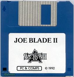 Artwork on the Disc for Joe Blade II on the Microsoft DOS.