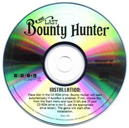 Artwork on the Disc for Last Bounty Hunter, The on the Microsoft DOS.