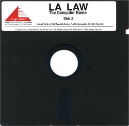 Artwork on the Disc for Law - The Computer Game, La on the Microsoft DOS.