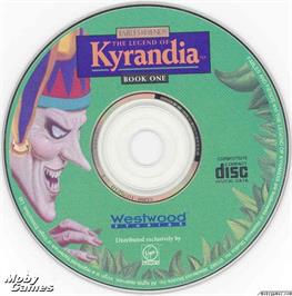 Artwork on the Disc for Legend Of Kyrandia - Book One, The on the Microsoft DOS.