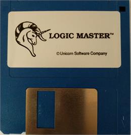 Artwork on the Disc for Logic Master, The on the Microsoft DOS.