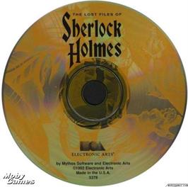 Artwork on the Disc for Lost Files of Sherlock Holmes, The on the Microsoft DOS.