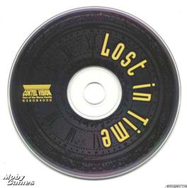 Artwork on the Disc for Lost in Time - Parts 1 and 2 on the Microsoft DOS.