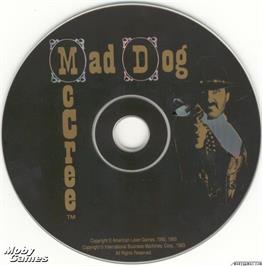 Artwork on the Disc for Mad Dog Mccree on the Microsoft DOS.
