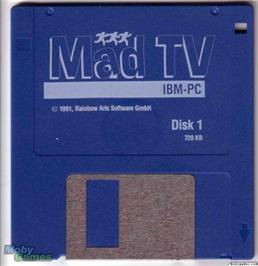 Artwork on the Disc for Mad TV on the Microsoft DOS.