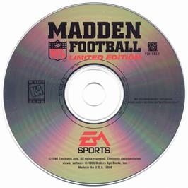 Artwork on the Disc for Madden NFL Football - Limited Edition on the Microsoft DOS.