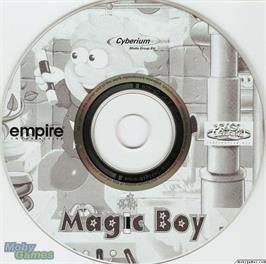 Artwork on the Disc for Magic Boy on the Microsoft DOS.
