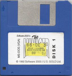 Artwork on the Disc for Manager, The on the Microsoft DOS.