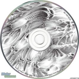 Artwork on the Disc for Master Levels For Doom 2 on the Microsoft DOS.