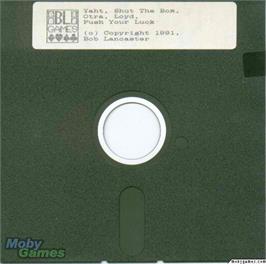 Artwork on the Disc for Micro Link Yaht on the Microsoft DOS.