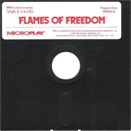 Artwork on the Disc for Midwinter 2 - Flames Of Freedom on the Microsoft DOS.