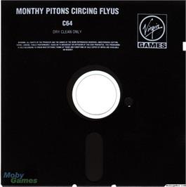 Artwork on the Disc for Monty Python's Flying Circus on the Microsoft DOS.
