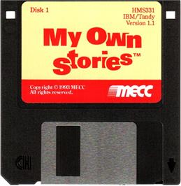 Artwork on the Disc for My Own Stories on the Microsoft DOS.
