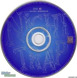Artwork on the Disc for Night Trap on the Microsoft DOS.