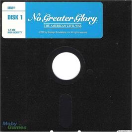 Artwork on the Disc for No Greater Glory - The American Civil War on the Microsoft DOS.