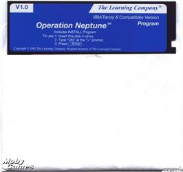 Artwork on the Disc for Operation Neptune on the Microsoft DOS.