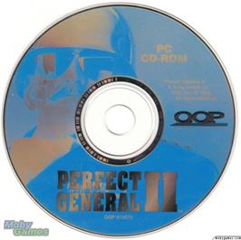Artwork on the Disc for Perfect General 2 on the Microsoft DOS.