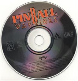 Artwork on the Disc for Pinball Warriors on the Microsoft DOS.