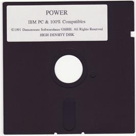 Artwork on the Disc for Power, The on the Microsoft DOS.
