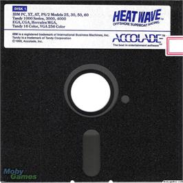Artwork on the Disc for Powerboat USA - Offshore Superboat Racing on the Microsoft DOS.