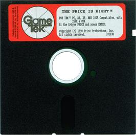 Artwork on the Disc for Price Is Right, The on the Microsoft DOS.