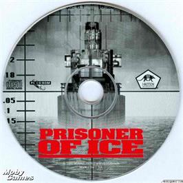 Artwork on the Disc for Prisoner of Ice on the Microsoft DOS.