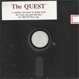 Artwork on the Disc for Quest, The on the Microsoft DOS.