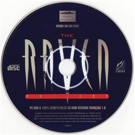 Artwork on the Disc for Raven Project, The on the Microsoft DOS.