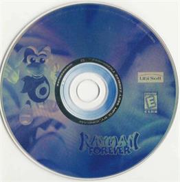 Artwork on the Disc for Rayman Forever on the Microsoft DOS.